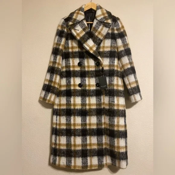 Sand Copenhagen Clareta‎ Plaid Coat
